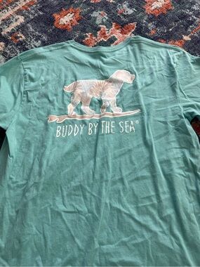 Kids' Teal Graphic Swim Shirt